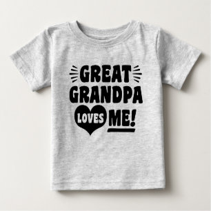 Underbar Grandpa Kärlek Me Tee Shirt