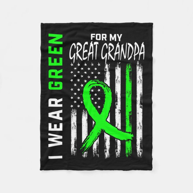 Underbar Grandpa Kidney Disease Cerebral Palsy Awa Fleecefilt (Framsidan)