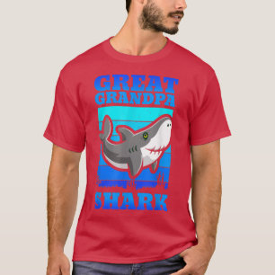 Underbar Grandpa Shark Cute Grandfather G T Shirt
