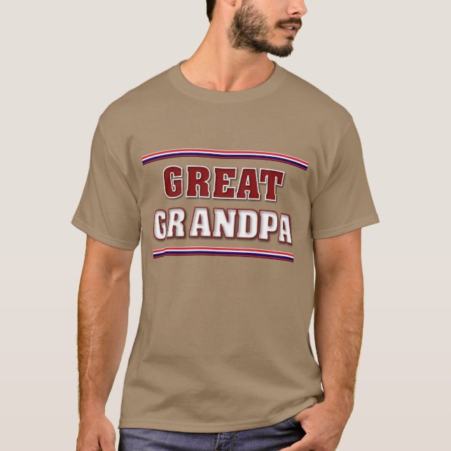 Underbar Grandpa T-Shirt (Framsida)