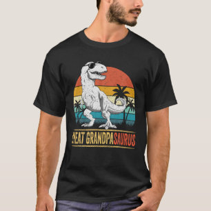Underbar Grandpasaurus T rex Dinosaur Grandpa Saur Shirt