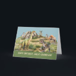 Underbar Grandson Birthday Baby Dinosaur Life-like Kort<br><div class="desc">Gör din underbara barnmorskas födelsedagskalas med glädje med det här fina dinokortet! Den lekande illustrationen av dinosaurier från baby anger tonen för ett firande fyllt med kärlek och glädje. Det inneslutna budskapet i det uttrycker varmt önskemål under en dag som fantastisk, som mutar med roligt och upphetsning. Perfekt till vilken...</div>
