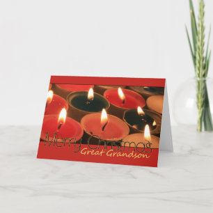 Underbar Grandson God jul Helgkort