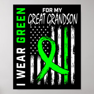 Underbar Grandson Kidney Disease Cerebral Palsy Me Poster