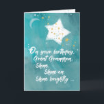 Underbar Grandson Tween eller Tonåring Birthday Ni Kort<br><div class="desc">Din underbara barnson firar sin födelsedag idag. Det här kortet är designat för att inspirera honom och uppmuntra honom att visa en ljus människa. Han kommer säkert att tycka om det här kortet.</div>