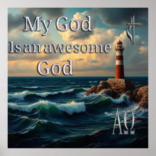 Underbar Gud Kristendomen Poster