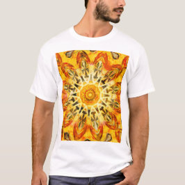 underbar Gult Sunshine Mandala T Shirt