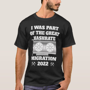 Underbar Hashrate Migration 2022 ETH Etherum Coola T Shirt