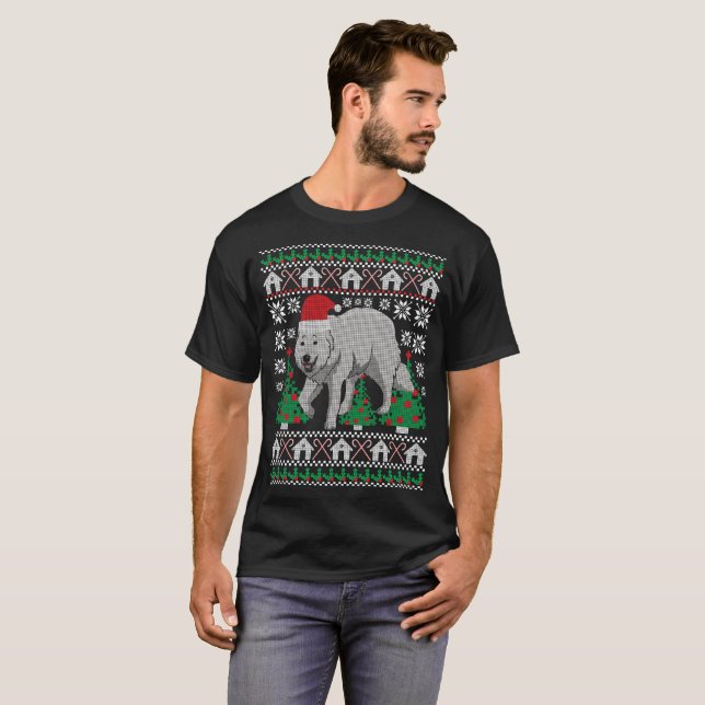 Underbar helgdag för Pyrenees ful jultröja Tee Shirt (Hel framsida)