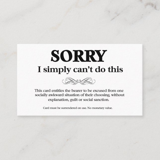 Underbar hjälp till neuroavvikande människor visitkort (Framsida)