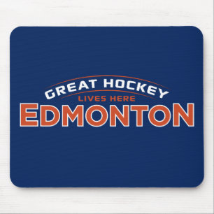 Underbar Hockey Edmonton Blue Mouse Pad Musmatta
