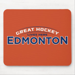 Underbar Hockey Edmonton Orange Mouse Pad Musmatta