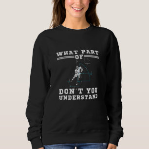 Underbar Hockey Superskoj Player Physics Skating T Shirt