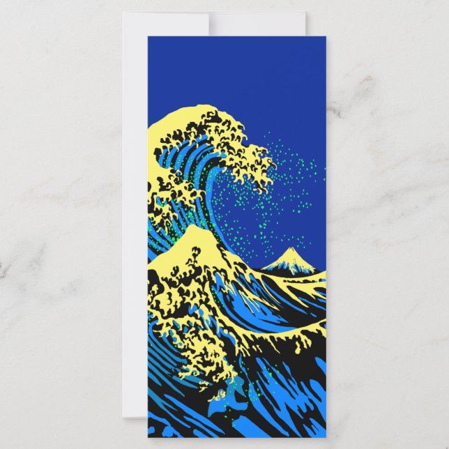 Underbar Hokusai-våg i poppArt Stil Decor (Framsida)