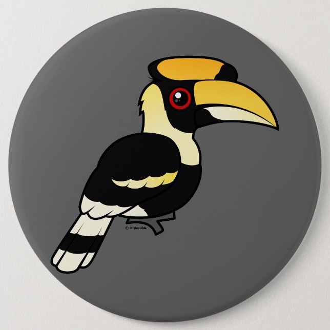 Underbar Hornbill Knapp (Framsida)