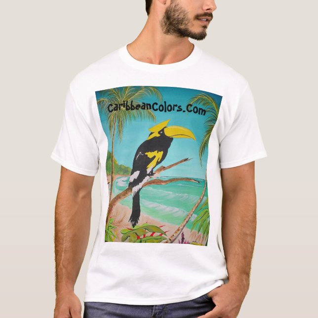 Underbar Hornbill Tee Shirt (Framsida)