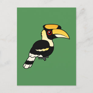 Underbar Hornbill Vykort