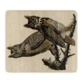 Underbar Horned Uggla (av John James Audubon)