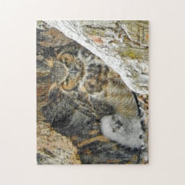 Underbar hornsklubb Uggla med Owlet Pussel