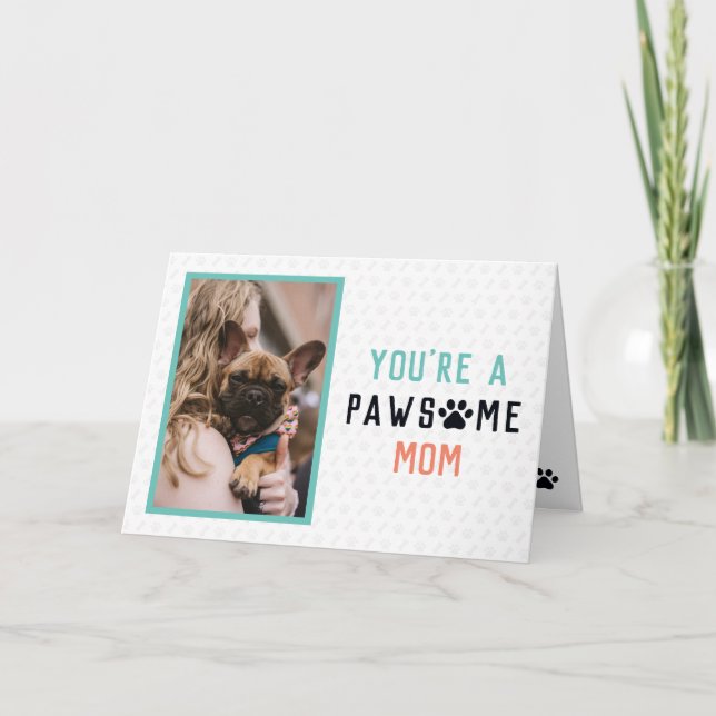 Underbar hundmamma | Fransk bulldogg mors dag Kort (Framsida)