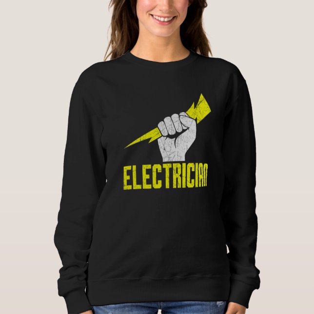 Underbar Idea Women Manar Electrician T Shirt (Framsida)