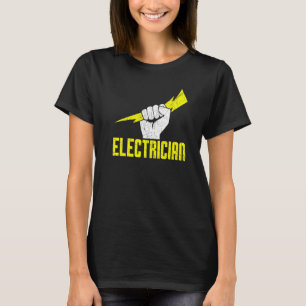 Underbar Idea Women Manar Electrician T Shirt