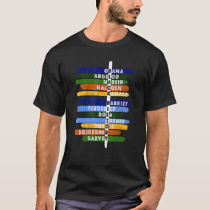 Underbar Influential American Leaders Black Histor T Shirt