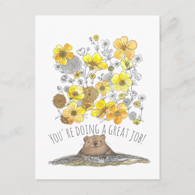 Underbar jobblärare vykort (Framsida)