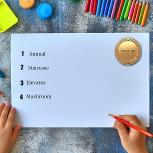 Underbar jobbstift Student Anpassningsbar Guld Med Runt Klistermärke