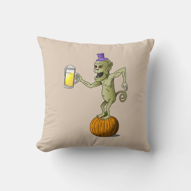 Underbar jubel för Halloween Kudde (Framsida)