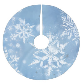 Underbar jul snö julgransmatta borstad polyester