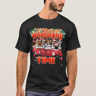 Underbar jul söta hundraser present t shirt