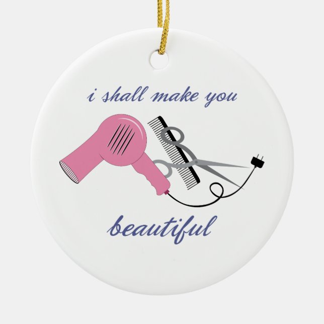 underbar julgransprydnad keramik (Framsidan)