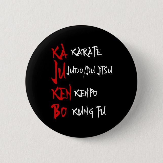 Underbar Kajukenbo Fighting Karate Judo Kenpo Kung Knapp (Framsida)