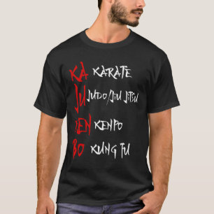 Underbar Kajukenbo Fighting Karate Judo Kenpo Kung T Shirt