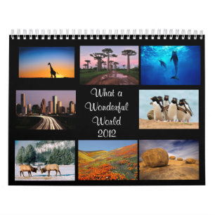 Underbar kalender för värld 2012