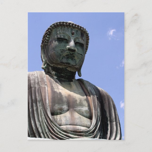 underbar kamakura buddha vykort (Framsida)