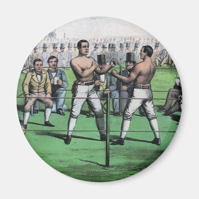 Underbar kamp för mästerskapet, Vintage Boxing Magnet (Framsidan)