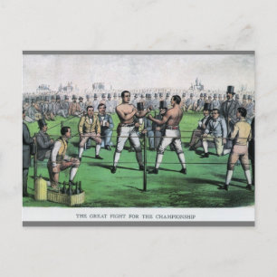 Underbar kamp för mästerskapet, Vintage Boxing Vykort