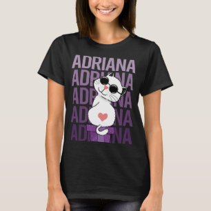 Underbar katt - Adriana Namn T Shirt