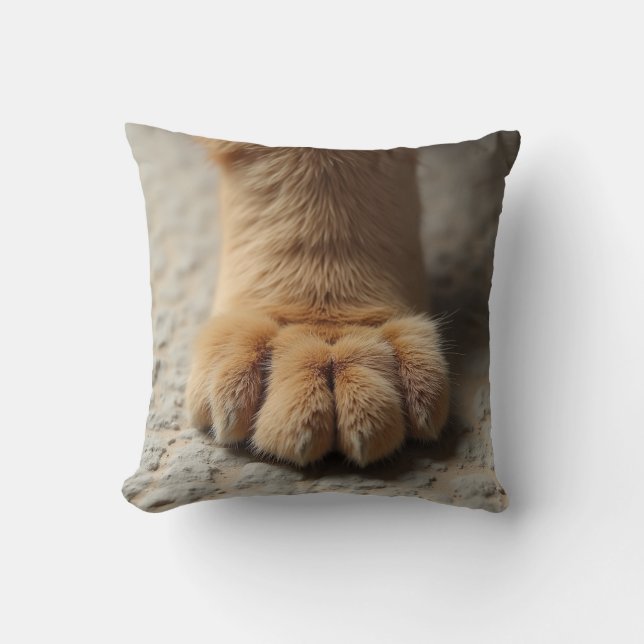 underbar katt tass cushion kudde (Framsida)