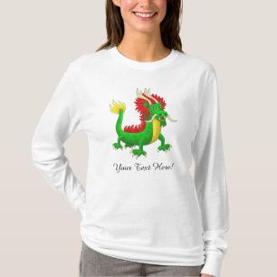 Underbar kinesisk drake t shirt