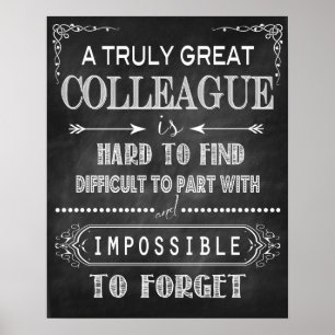 Underbar kollega Gift Poster