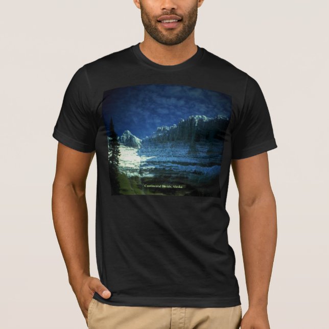Underbar kontinentaldelning i Alaska Tee (Framsida)