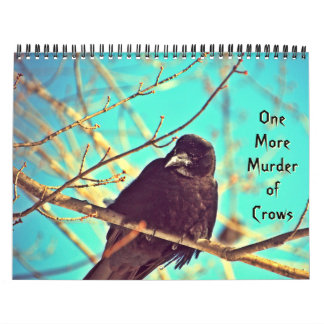 Underbar kråkafotografikalender kalender