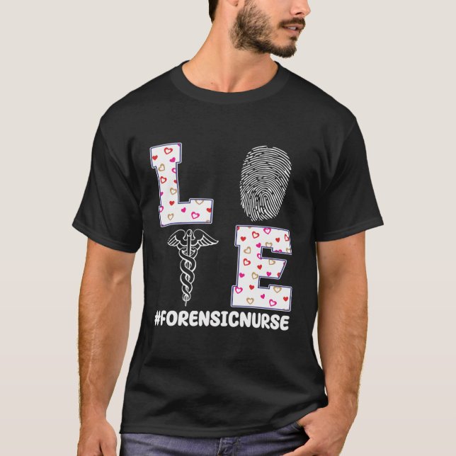 Underbar kriminalteknisk sjuksköterska på alla hjä t shirt (Framsida)