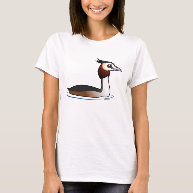 Underbar krönad dopping tee shirt (Framsida)