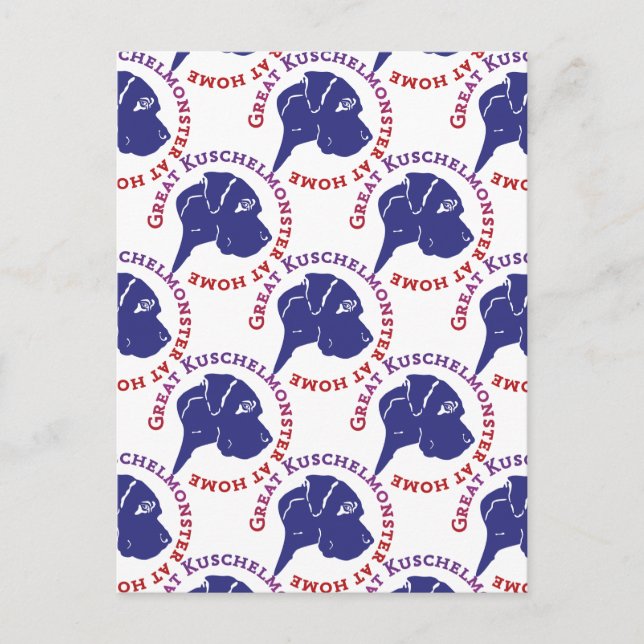 Underbar Kuschelmonster Vykort (Framsida)