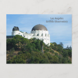 Underbar LA Griffith Observatory Postcard! Vykort