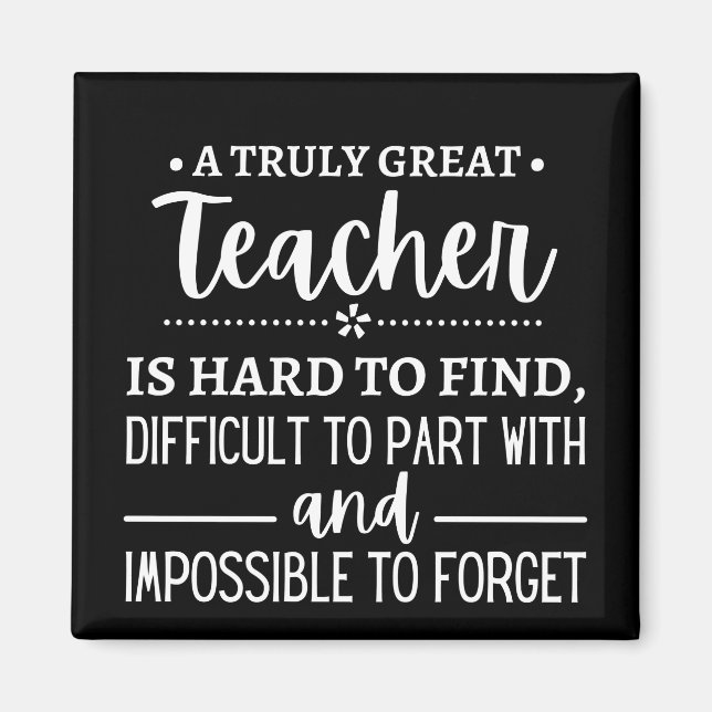 Underbar lärare magnet (Framsidan)